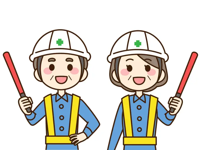 交通誘導警備／週2～OK・未経験でもOK（シニア世代活躍中）の画像1枚目