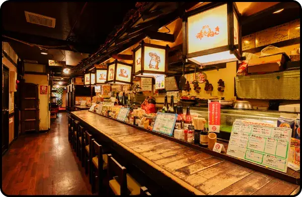 居酒屋スタッフ（越乃赤たぬき 弁天店）／駅チカ・資格経験不問（シニア世代活躍中）の画像1枚目